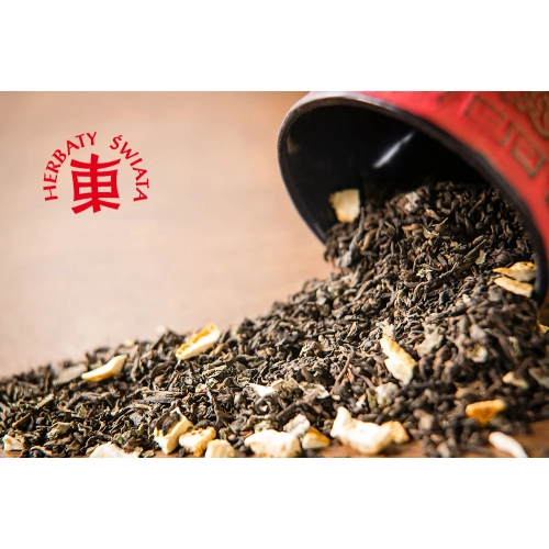 Herbata czerwona pu-erh HISZPAŃSKA MANDARYNKA